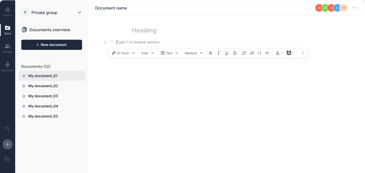 Desktop Editor demo image