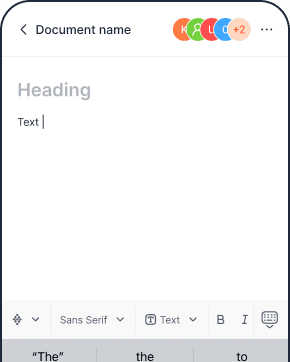 Mobile Editor demo image